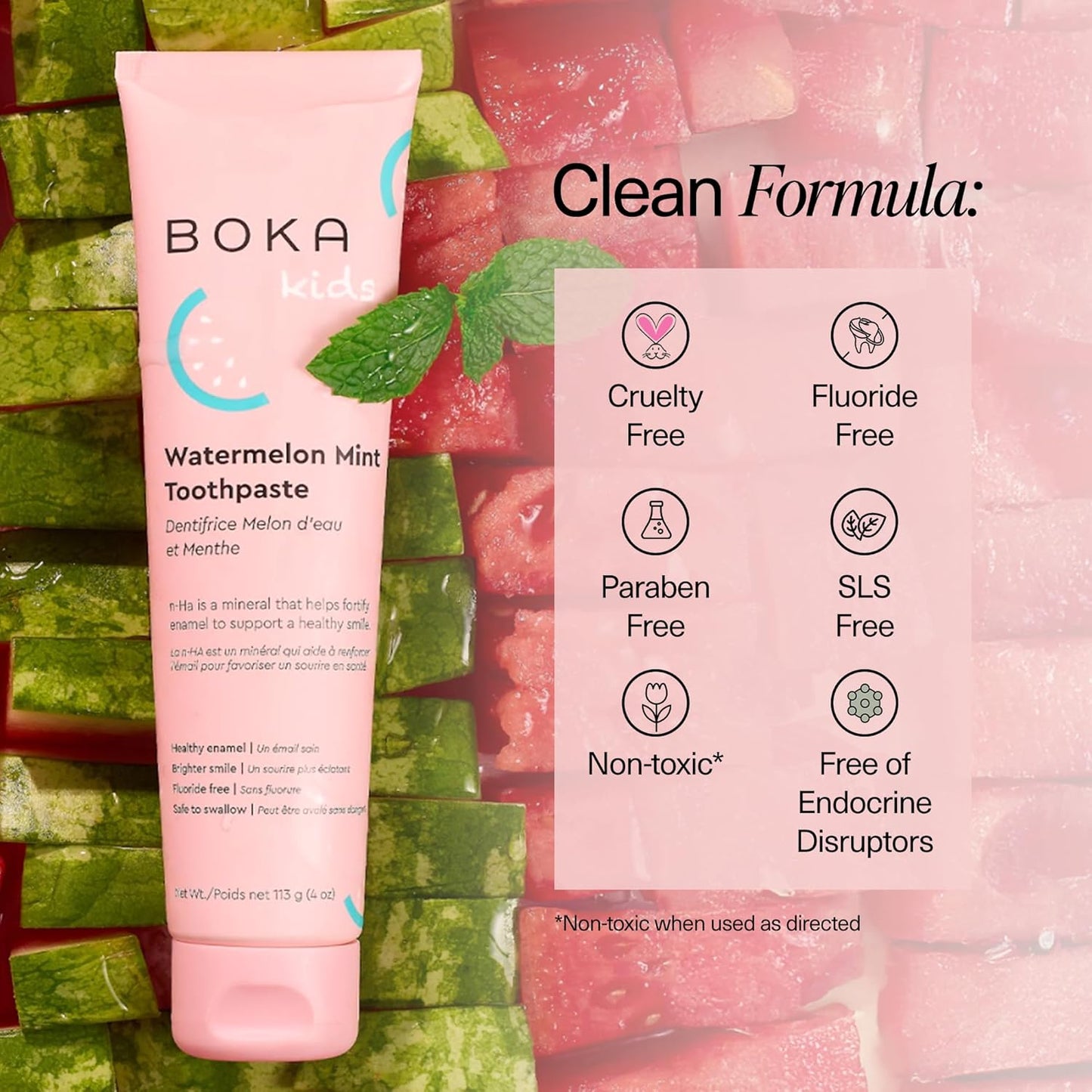 Watermelon Mint n-Ha Toothpaste