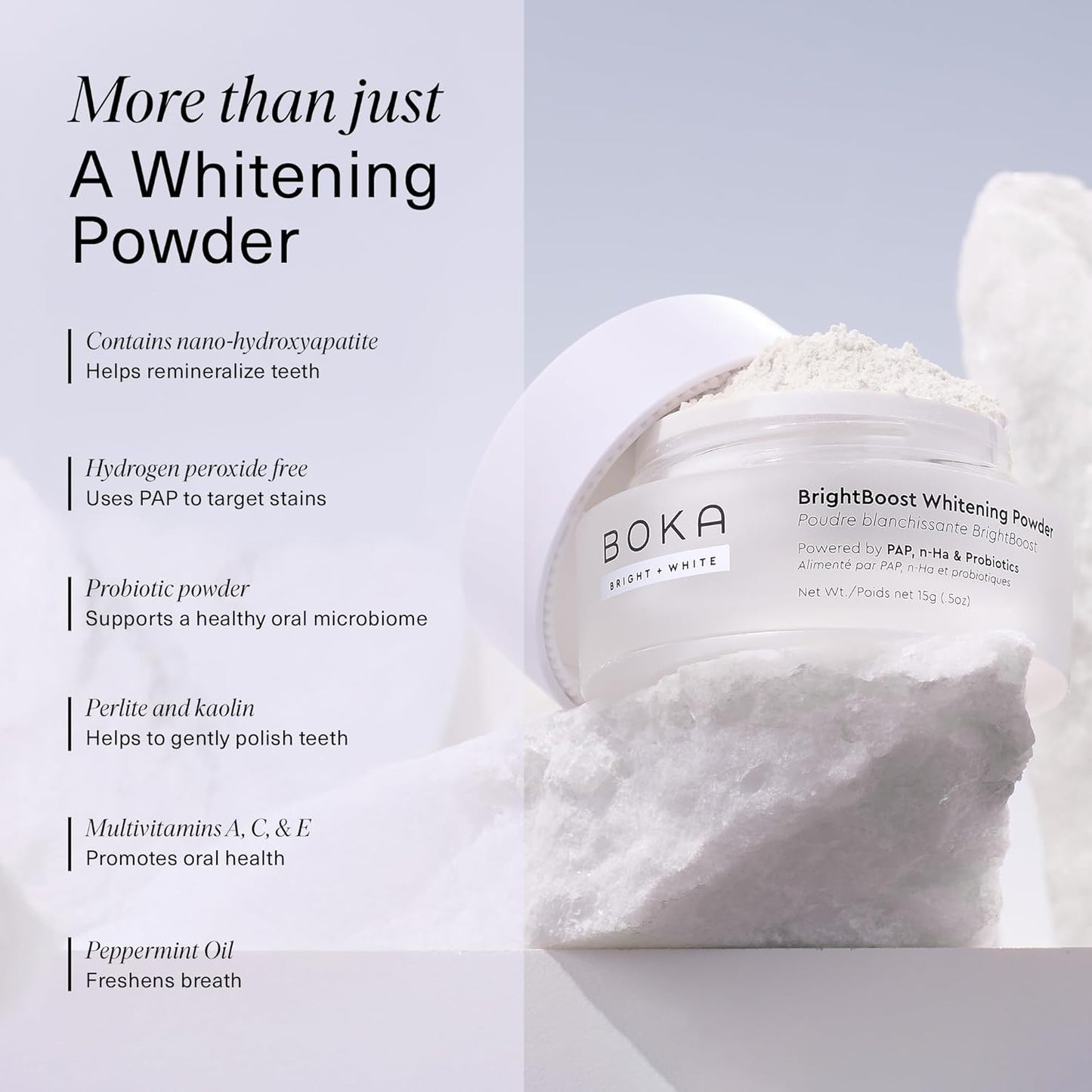 BrightBoost Whitening Powder